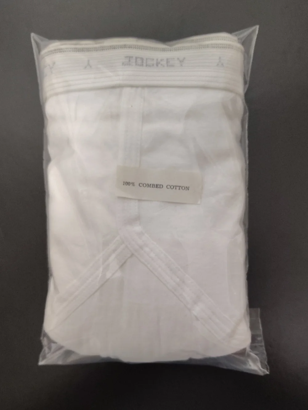 Vintage Jockey Men's White Cotton Briefs - 3 Pack - Size 34